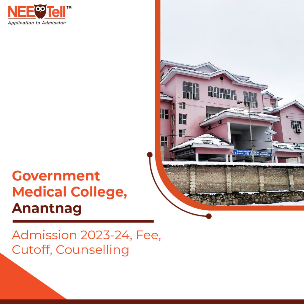 Government Medical College Anantnag Admission 2023-24
